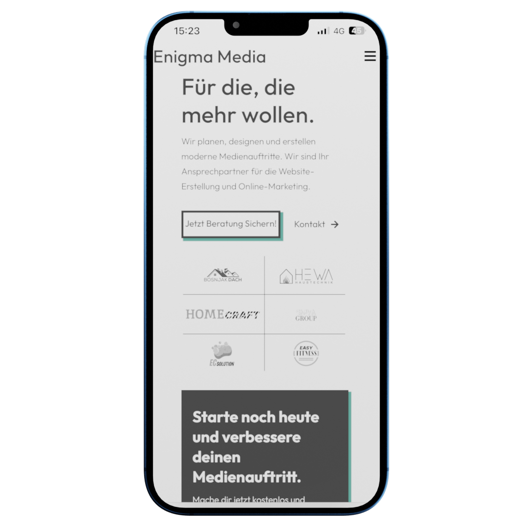 Webdesign für mobile Geräte