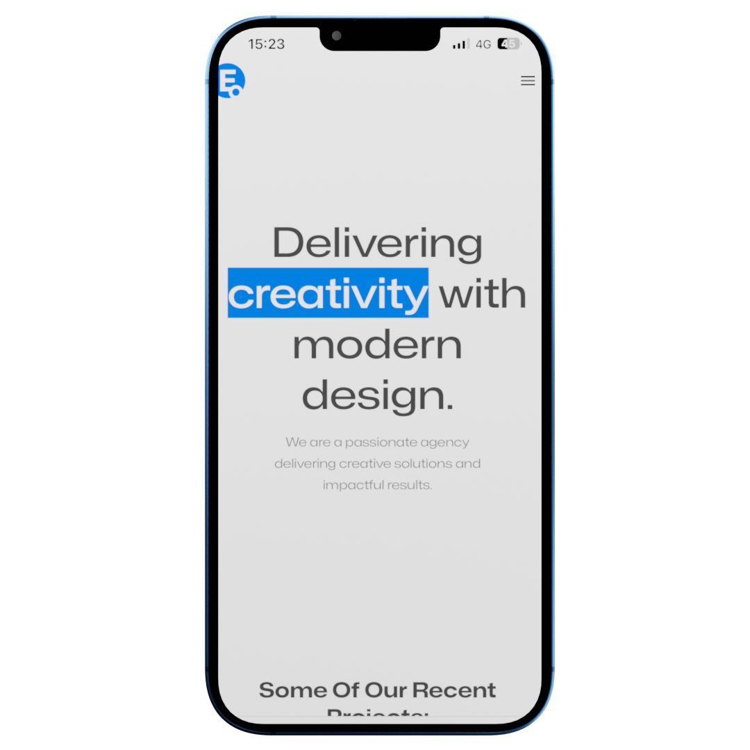 mobile website design